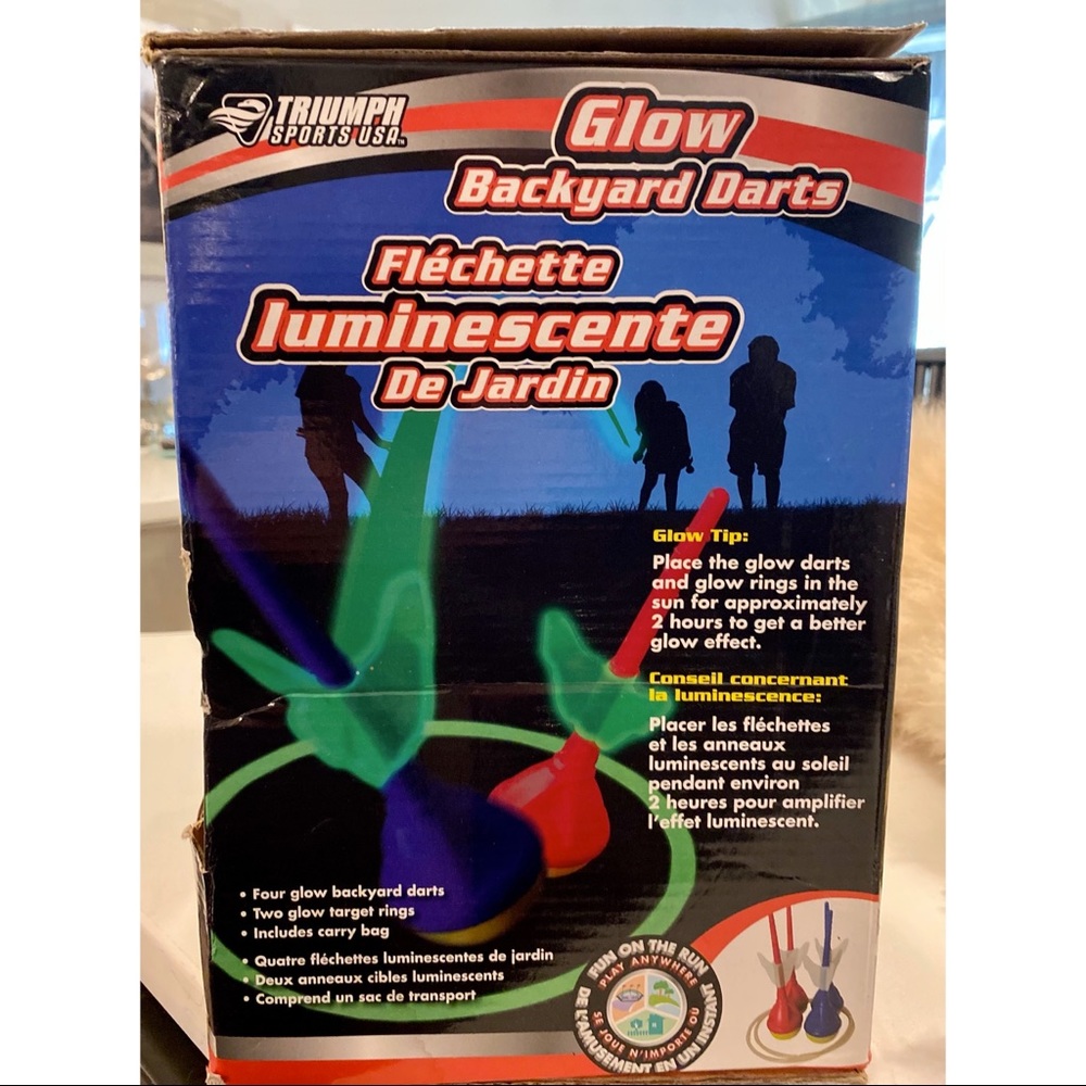 Triumph Sports USA Glow Backyard Darts